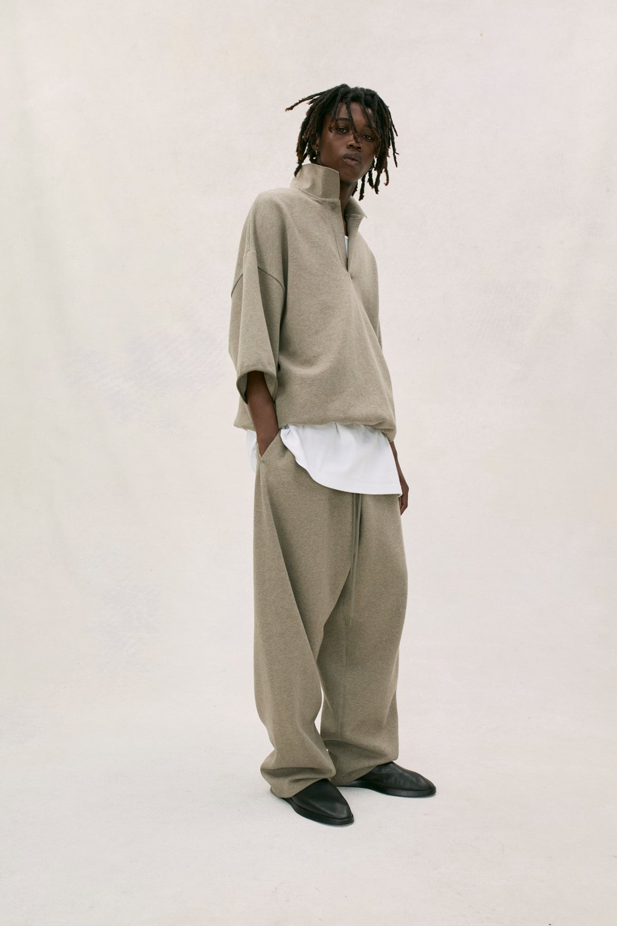 ESSENTIALS 3/4 SLEEVE POLO
