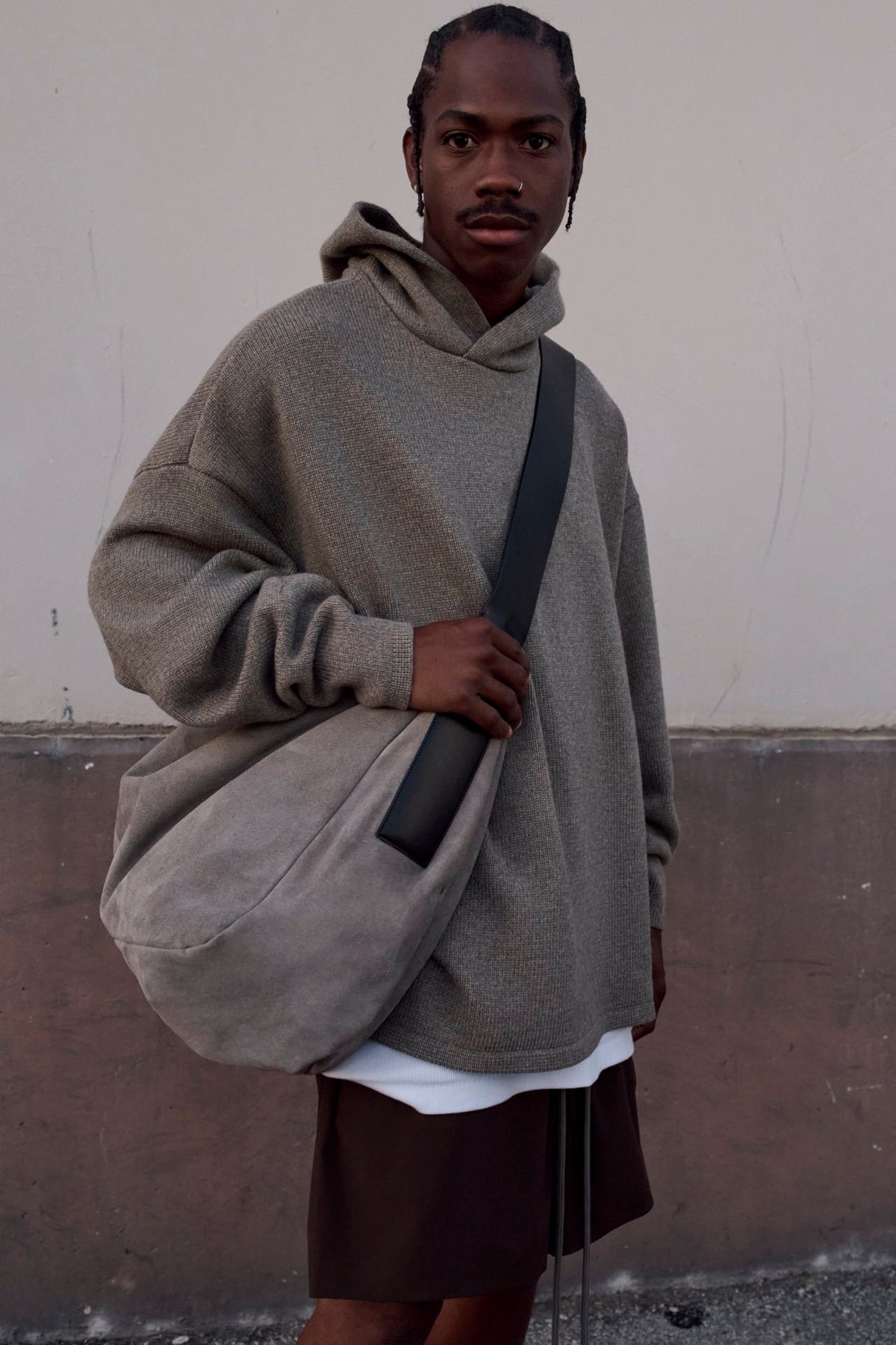 KNIT HOODIE