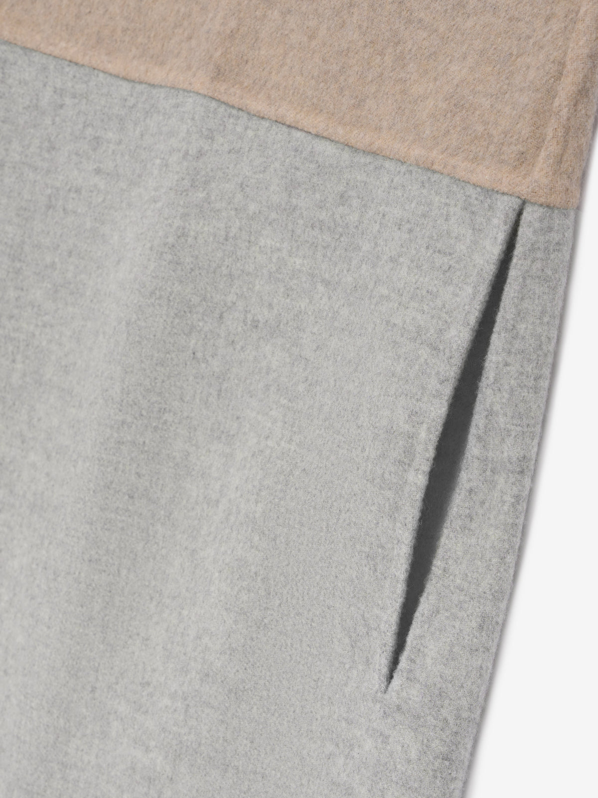 Double-Faced Wool Cashmere Blanket Wrap