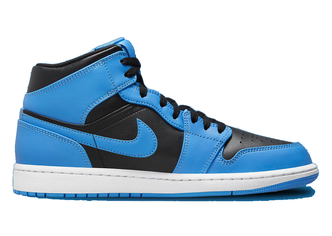 Air Jordan 1 Mid "University Blue Black" (PS)