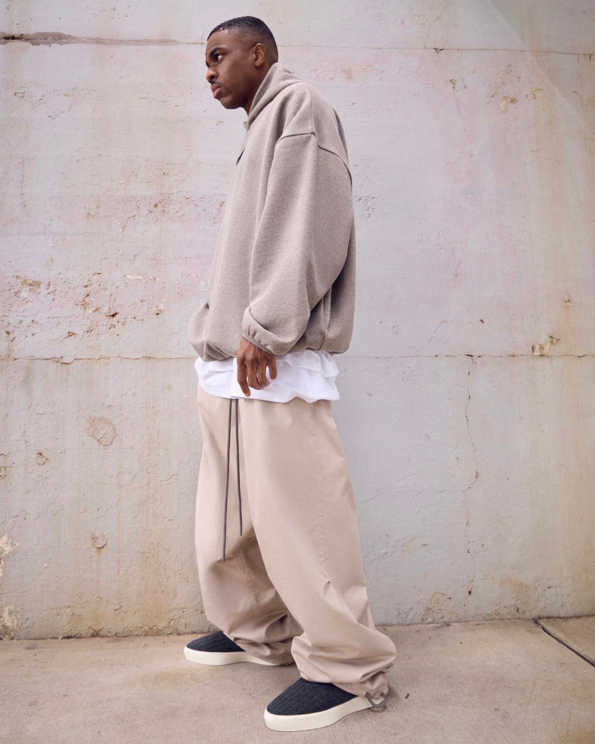 COTTON TWILL LOUNGE PANT