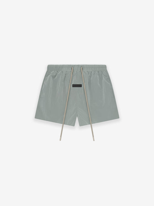 Womens Crinkle Nylon Running Short