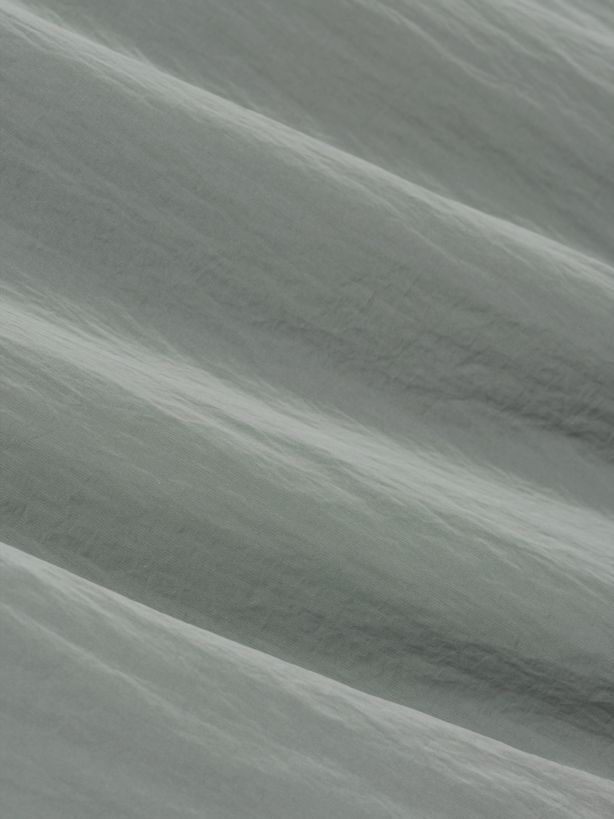 Crinkle Nylon Pullover Crewneck