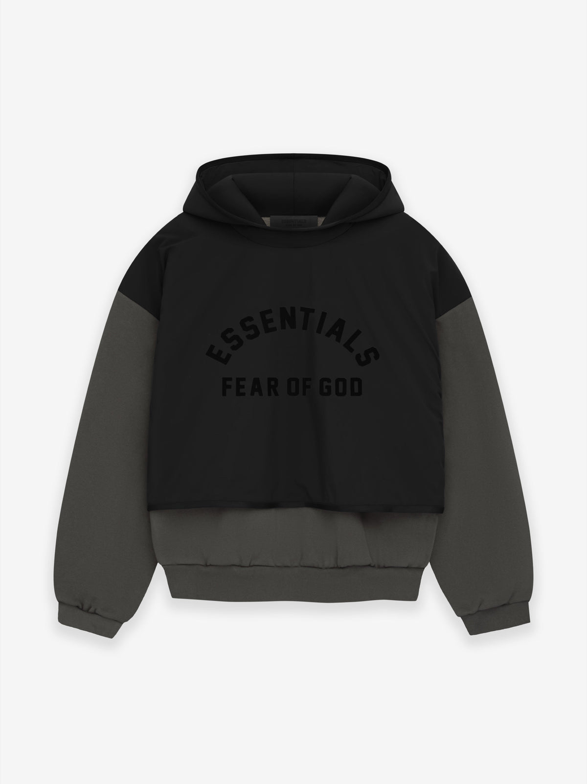 Nylon Fleece Hooded Sweater