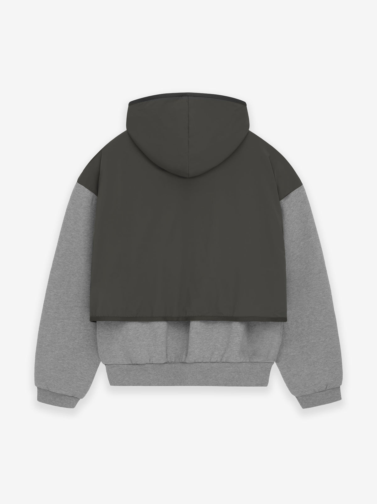 Nylon Fleece Hooded Sweater