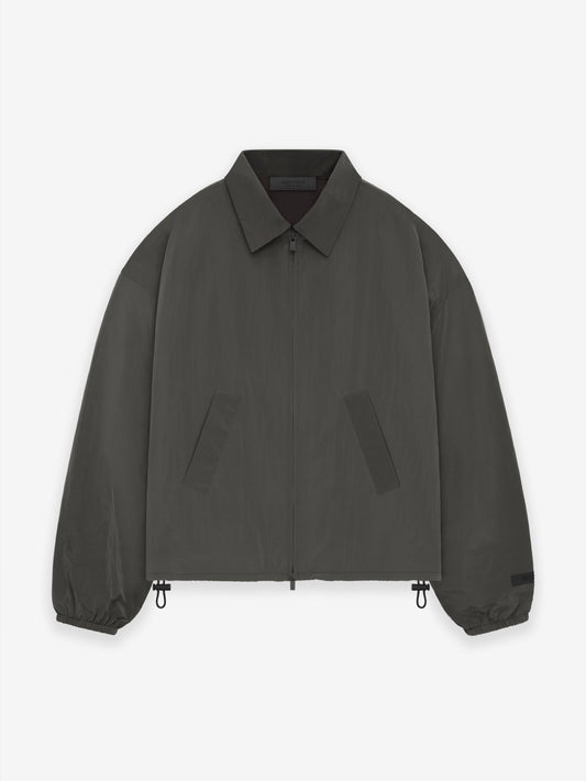 Womens Crinkle Nylon Shell Bomber