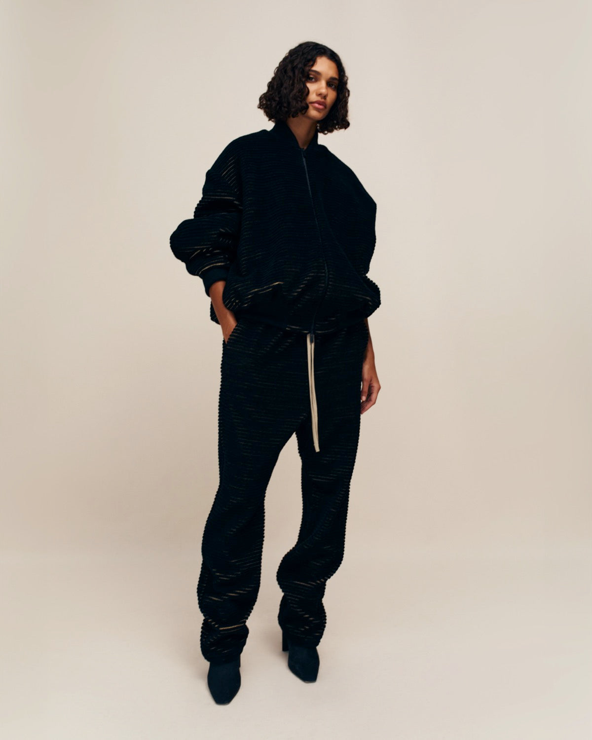 Wool Cotton Corduroy Bomber