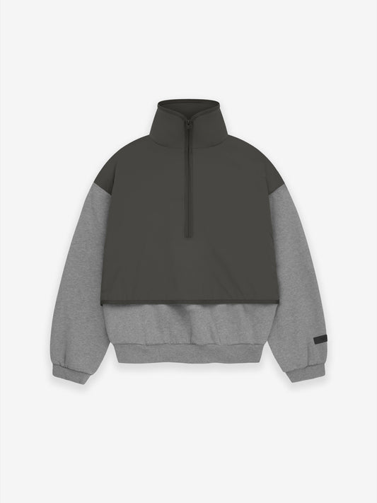Kids Nylon Fleece  Mockneck Sweater