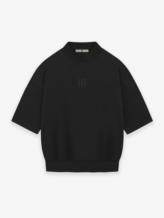 Heavy Jersey 3/4 Mock Tee