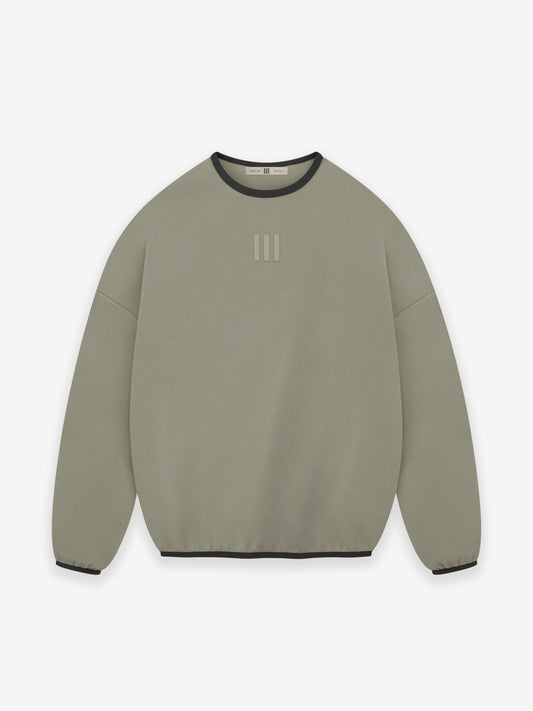 Suede Fleece Crewneck