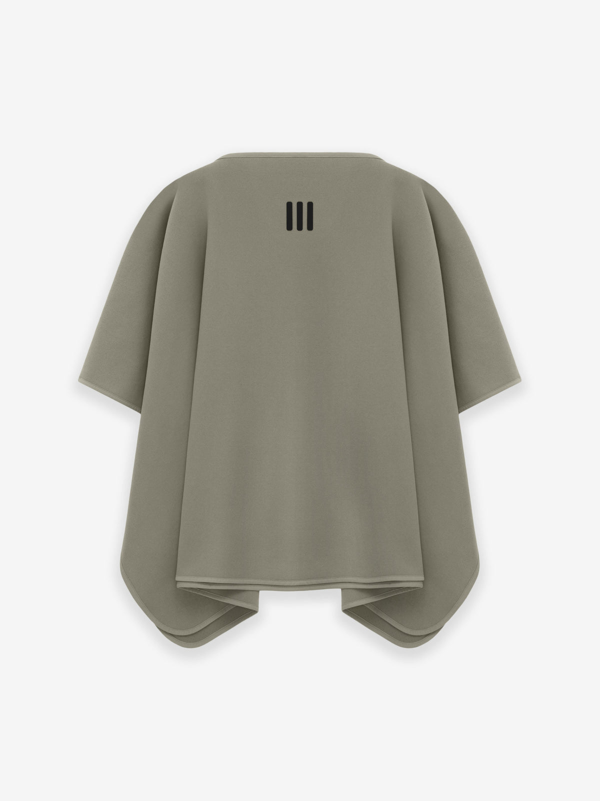 Womens Suede Fleece Poncho