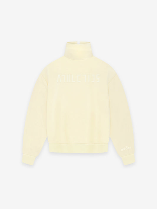 Womens Tricot Mock Neck