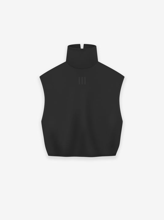 Womens  Suede Fleece Mock Neck