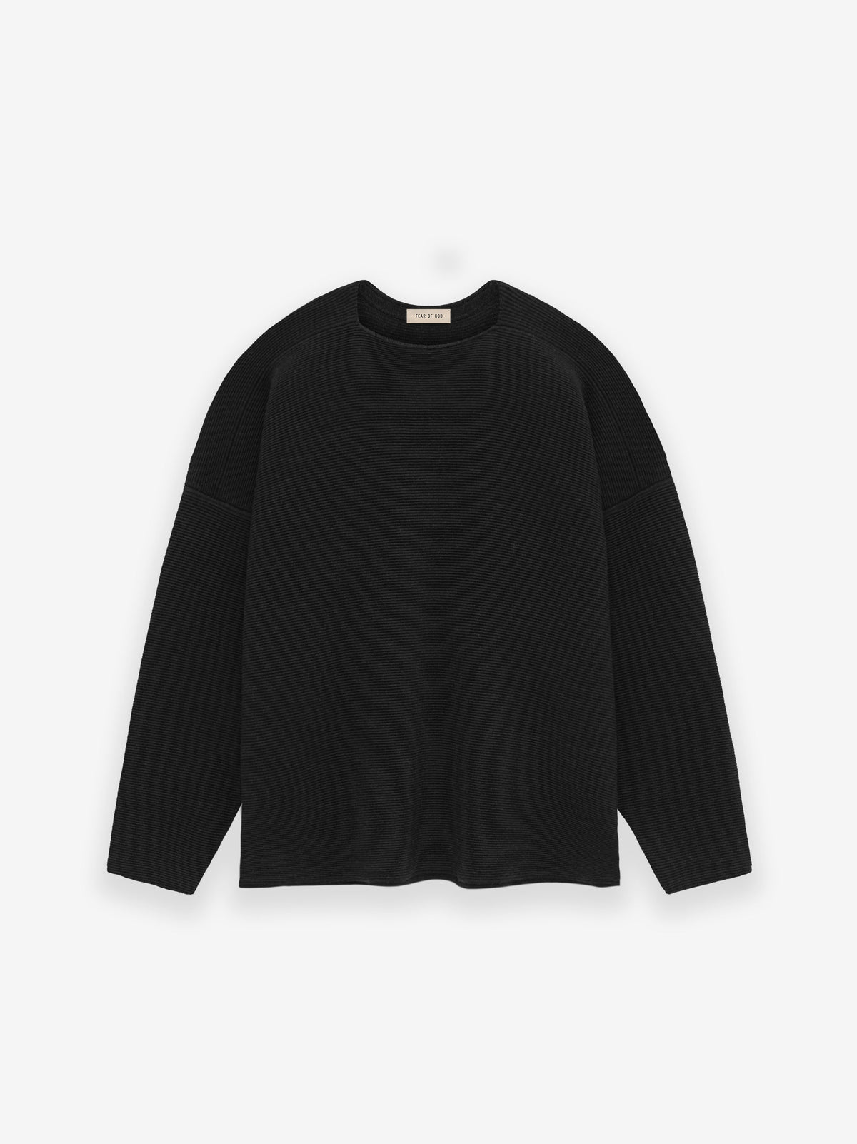 Ottoman Wool Straight Neck Sweater