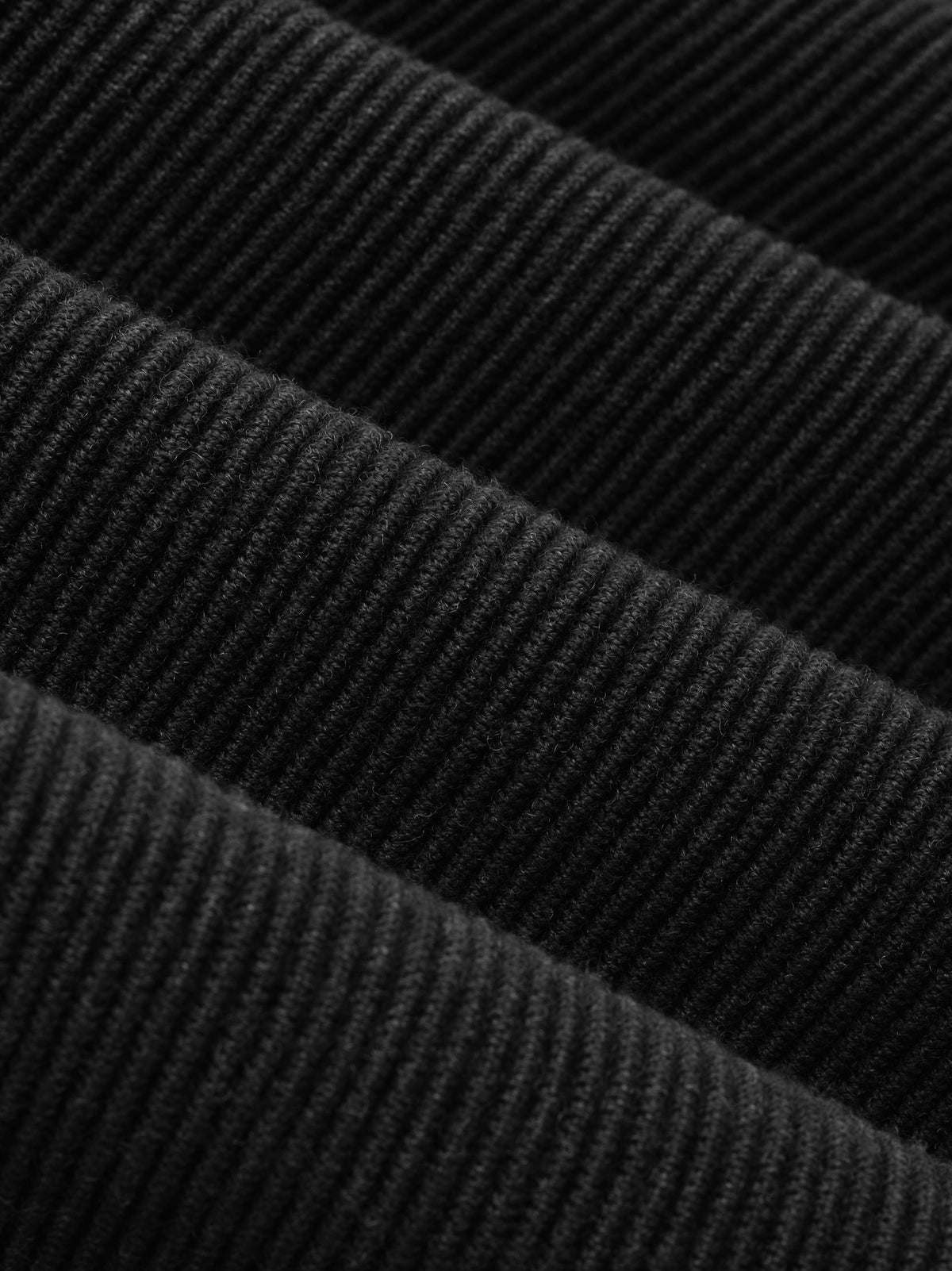 Ottoman Wool Straight Neck Sweater