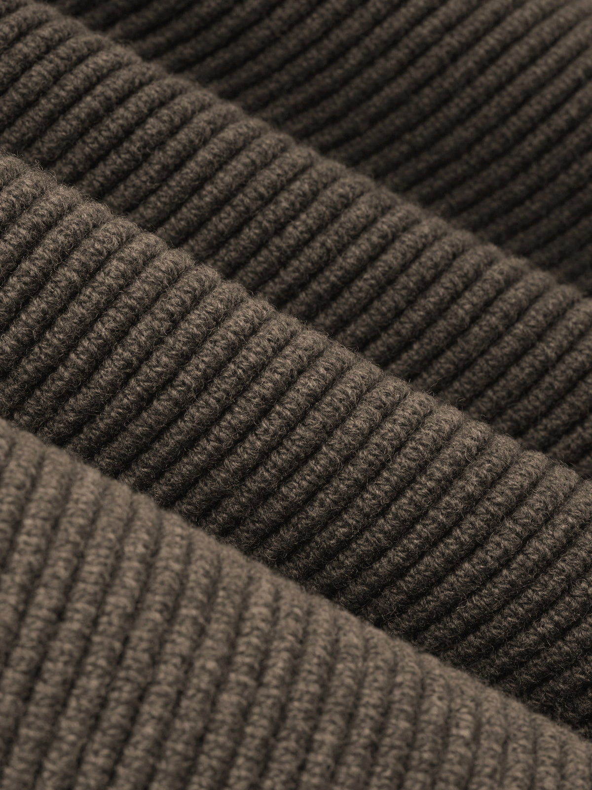 Heavy Ottoman Wool High Neck Sweater