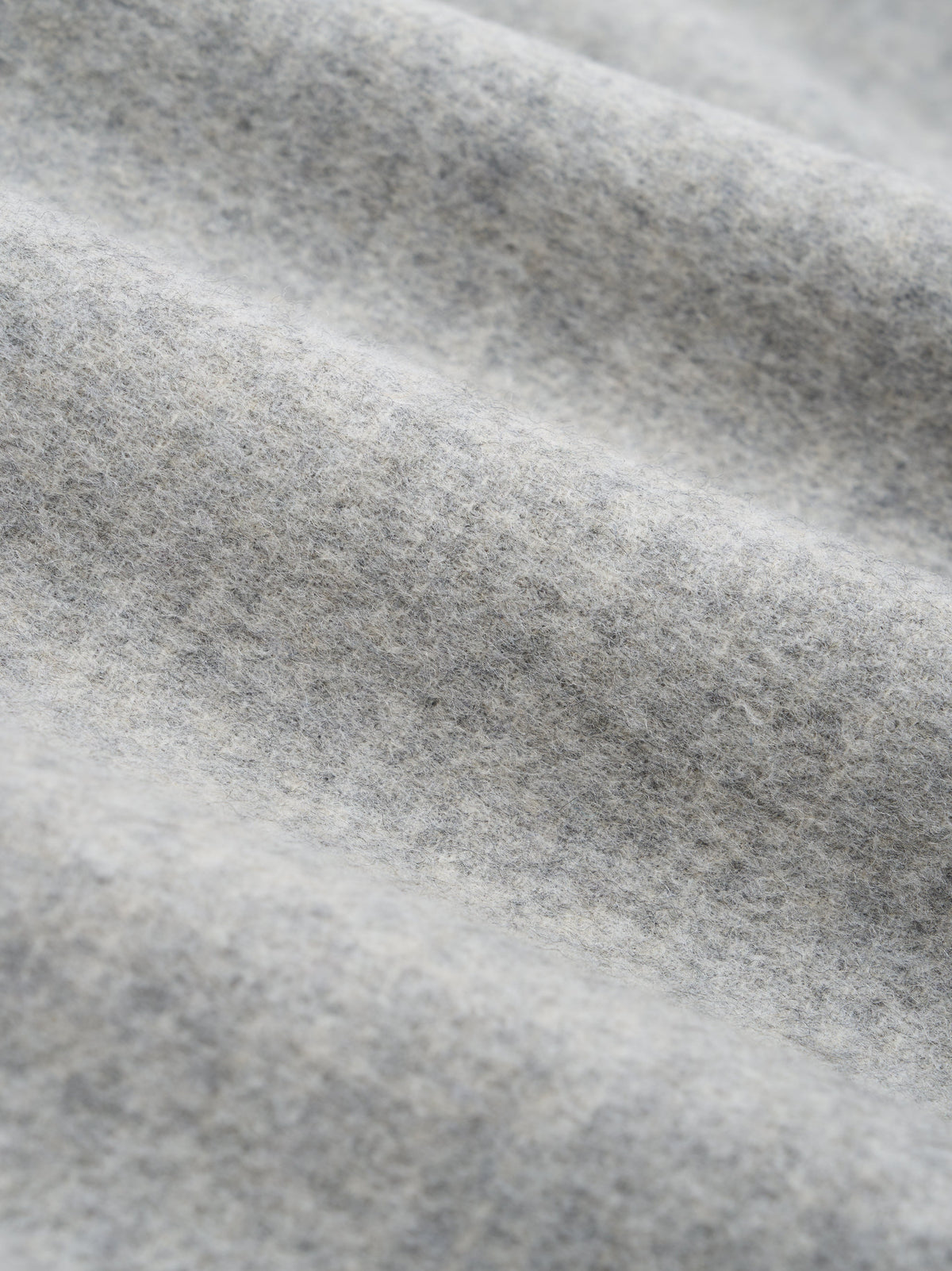 Double-Faced Wool Cashmere Collarless Bomber