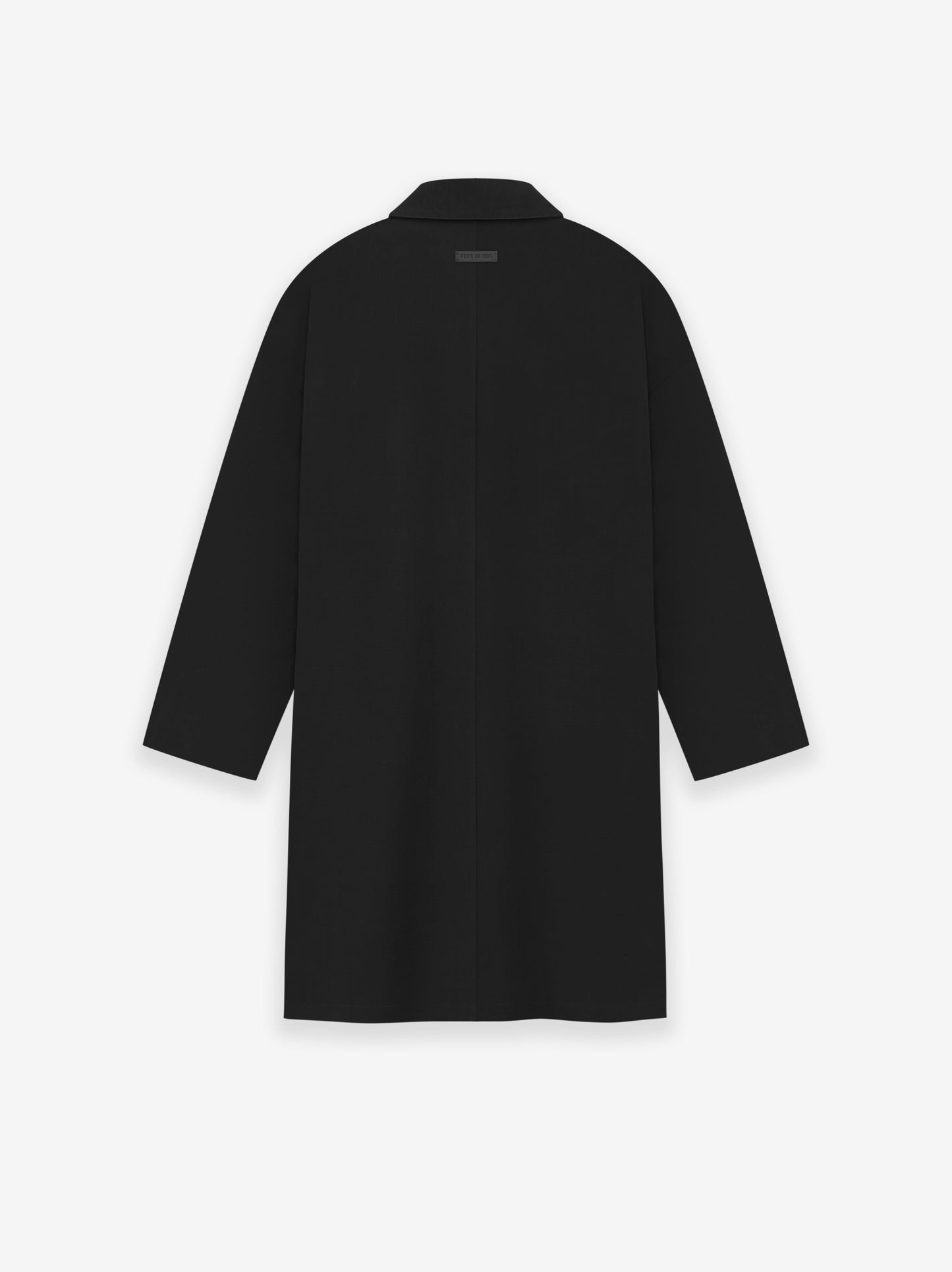 Wool Crepe 3/4 Length Trench