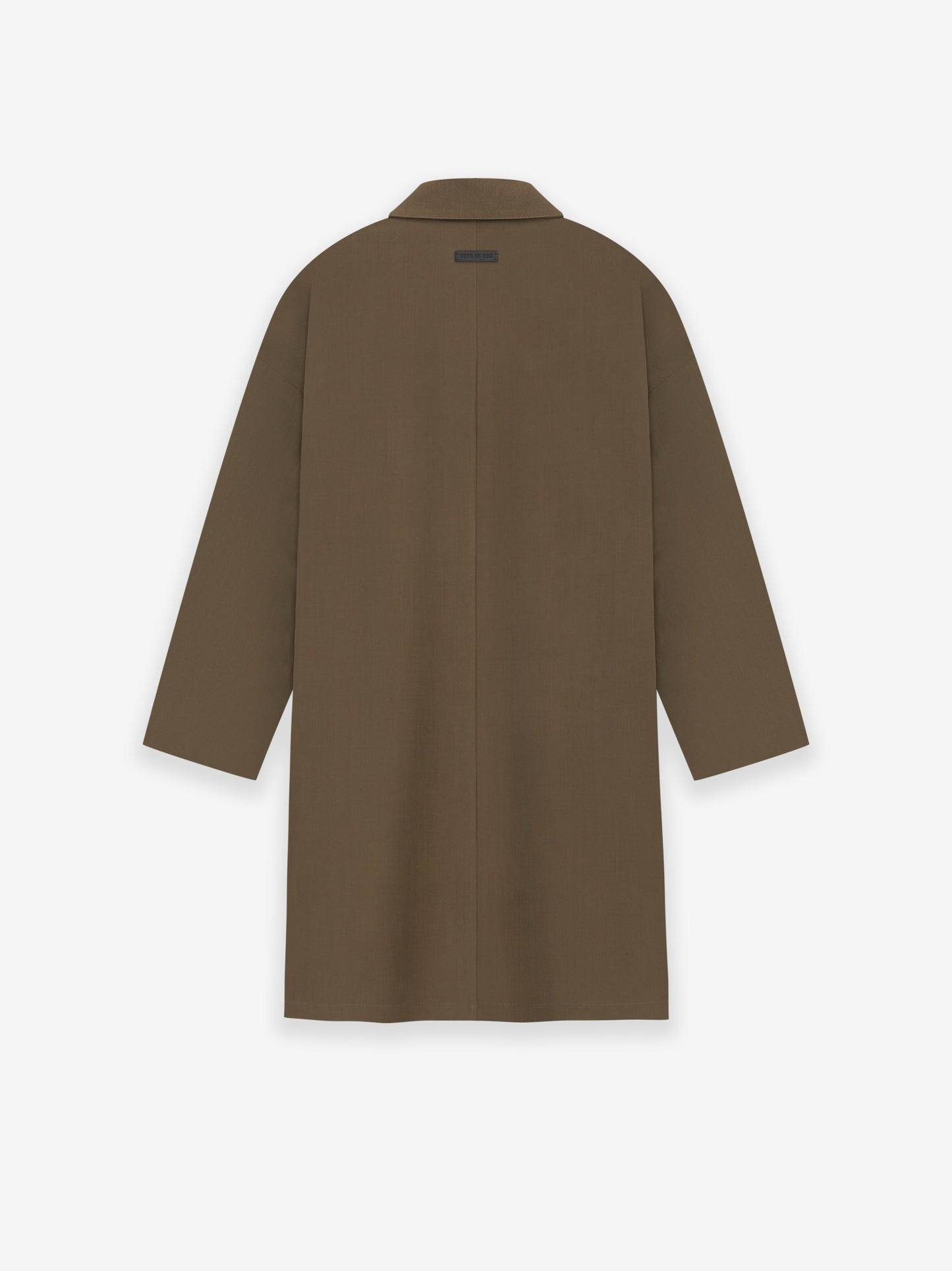 Wool Crepe 3/4 Length Trench