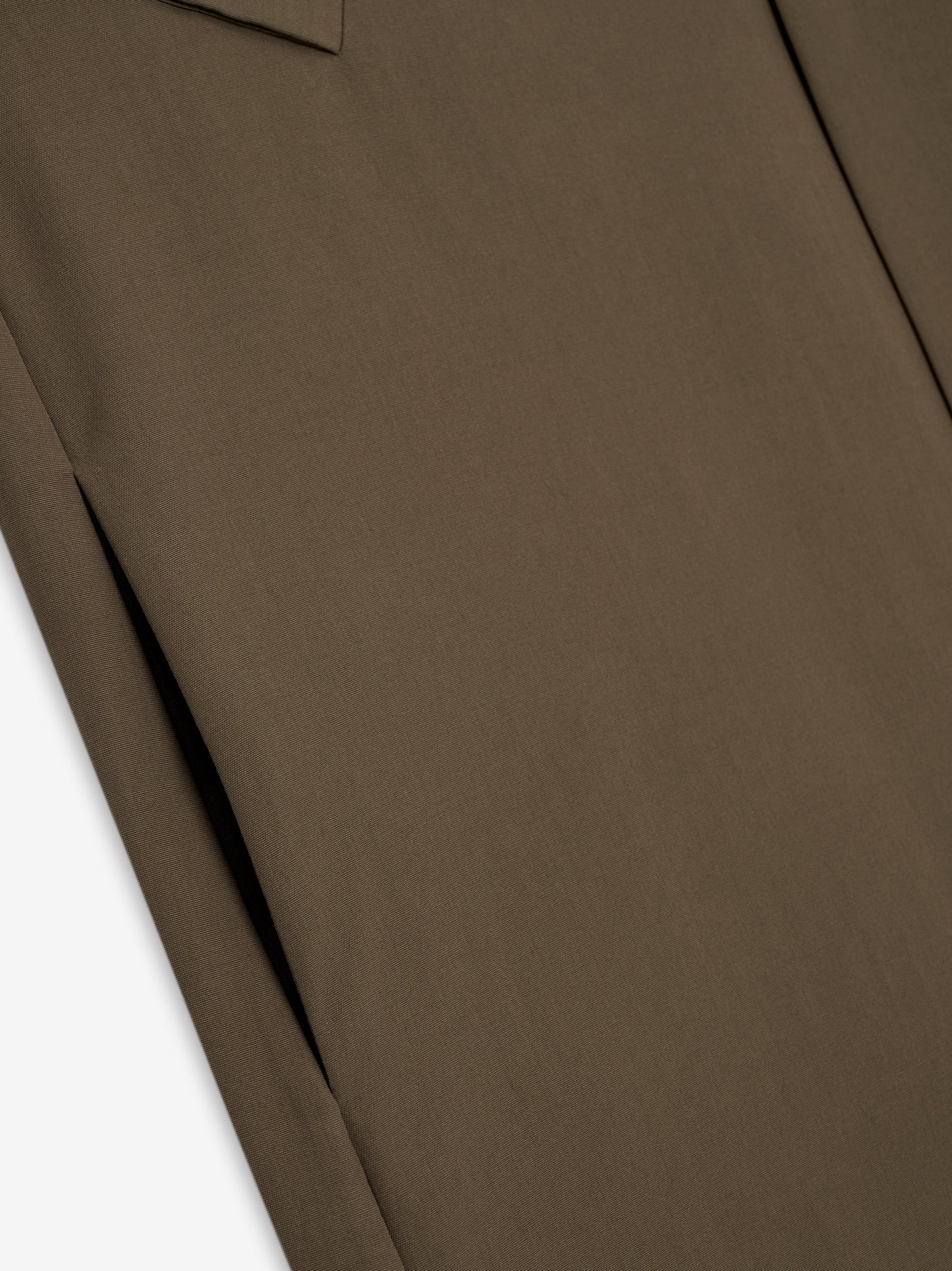Wool Crepe 3/4 Length Trench