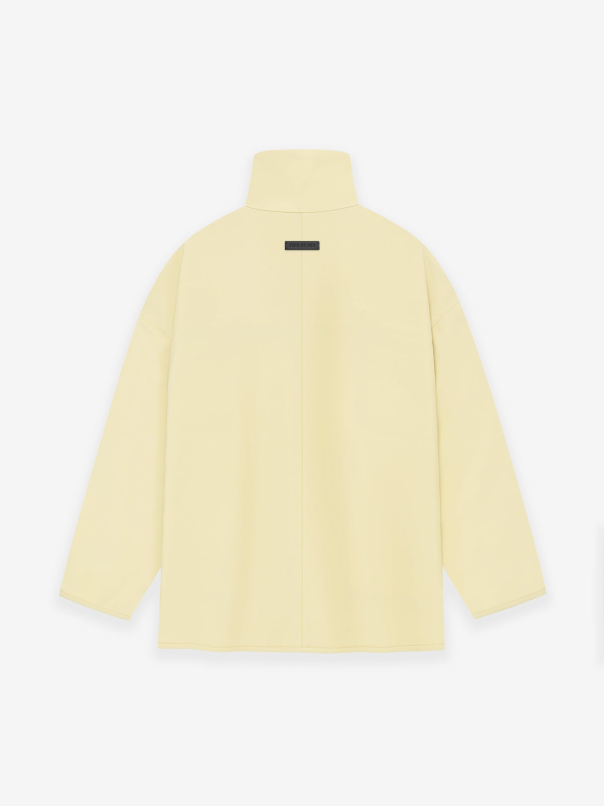 Wool Gabardine High Neck Jacket