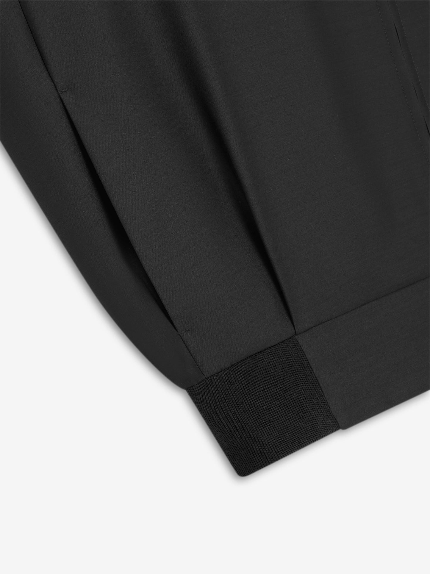 Wool Silk Collarless Jacket