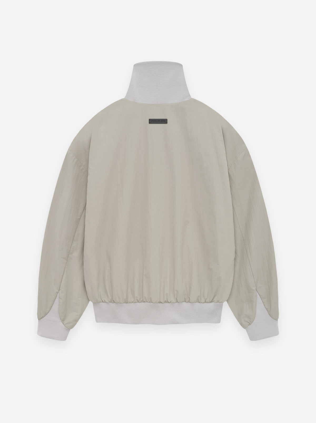 Washed Nylon Half Zip Track Jacket
