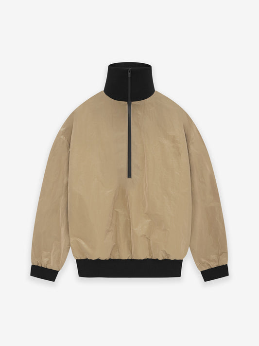 Crinkle Iridescent Half Zip Track Jacket
