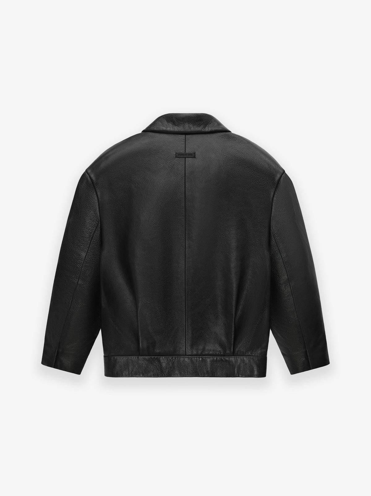 Leather Notch Lapel Jacket