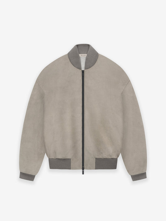 Suede Corduroy Bomber