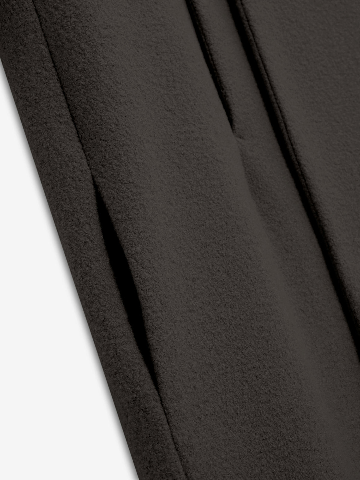 Boiled Wool Stand Collar Overcoat