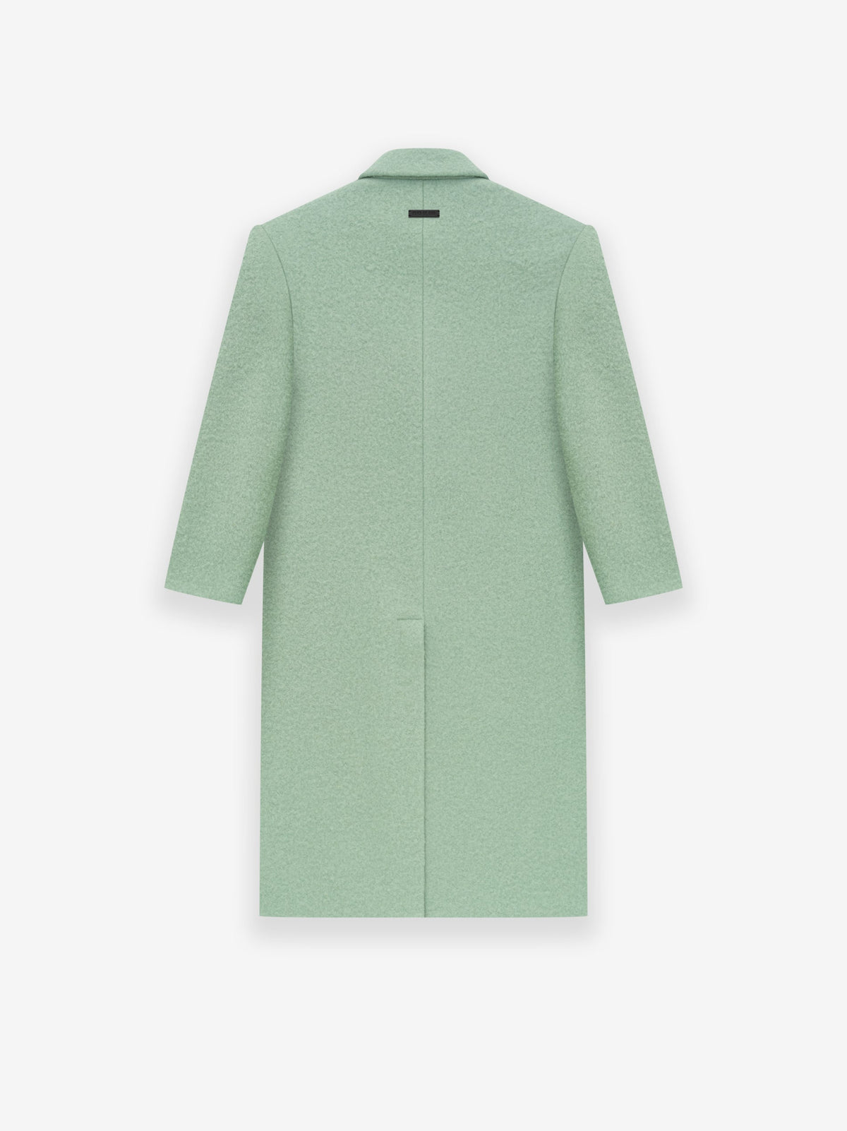 Boiled Wool Double Breasted Overcoat
