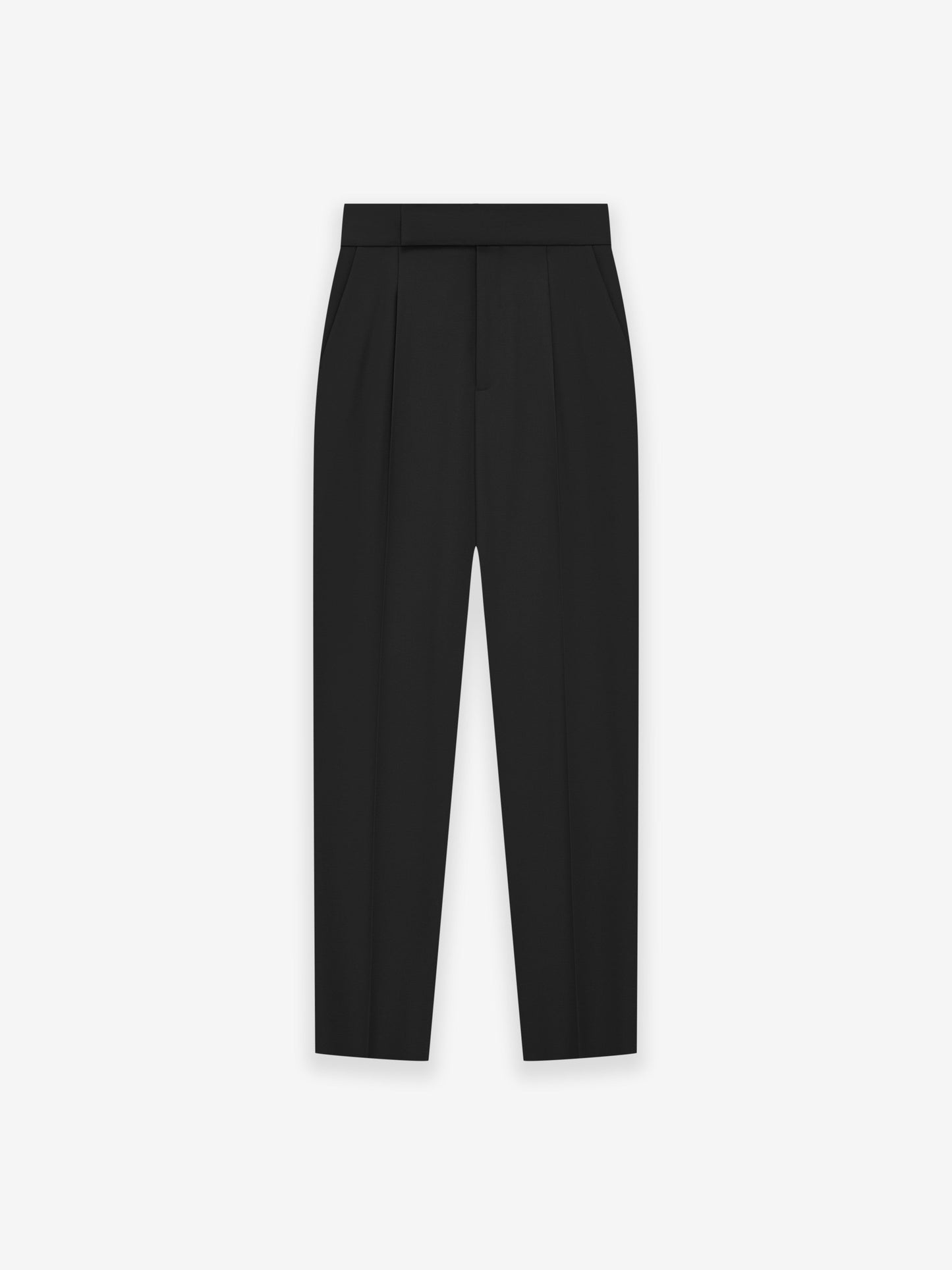 Wool Gabardine Tapered Trouser