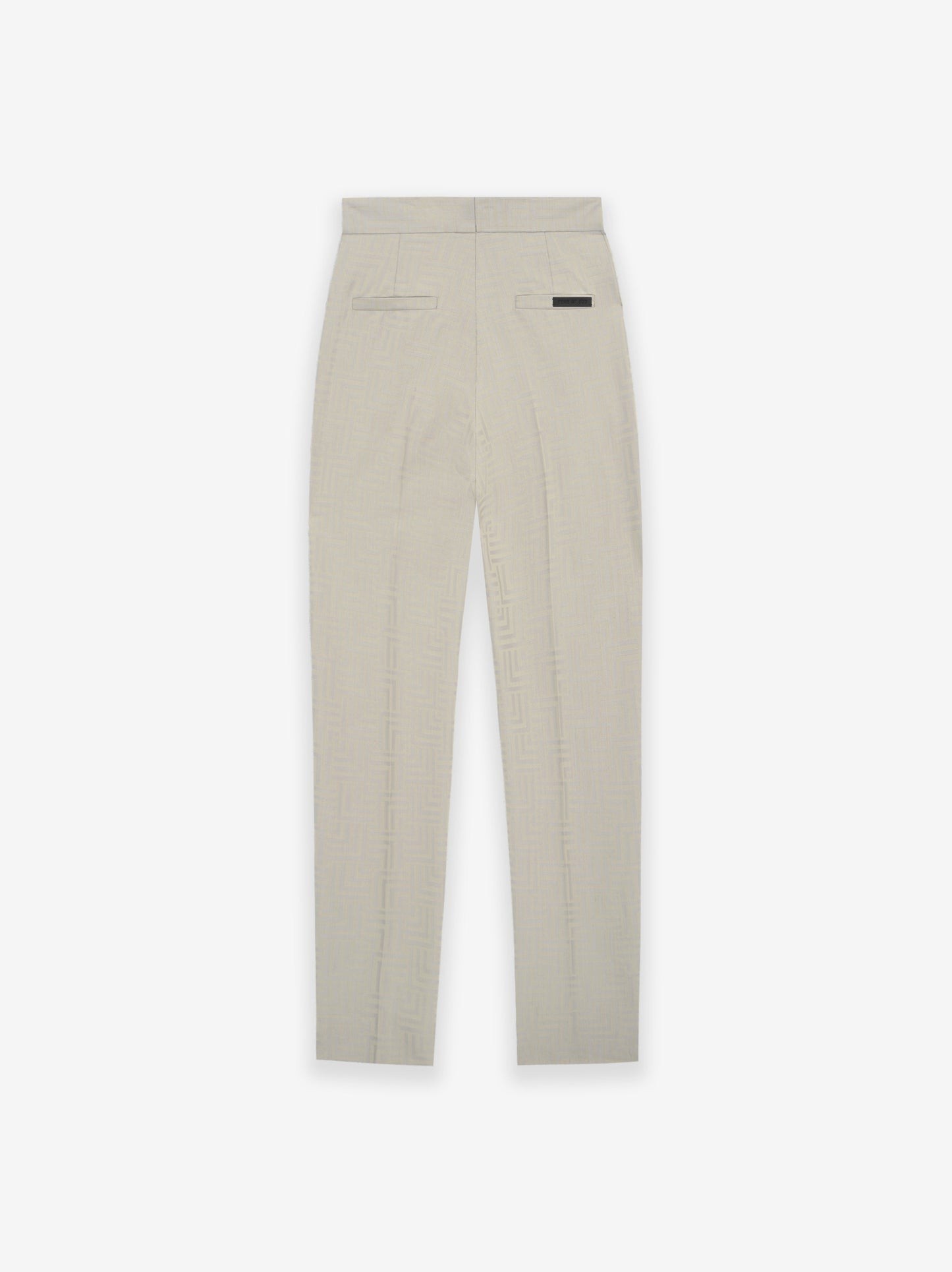 Wool Jacquard Tapered Trouser