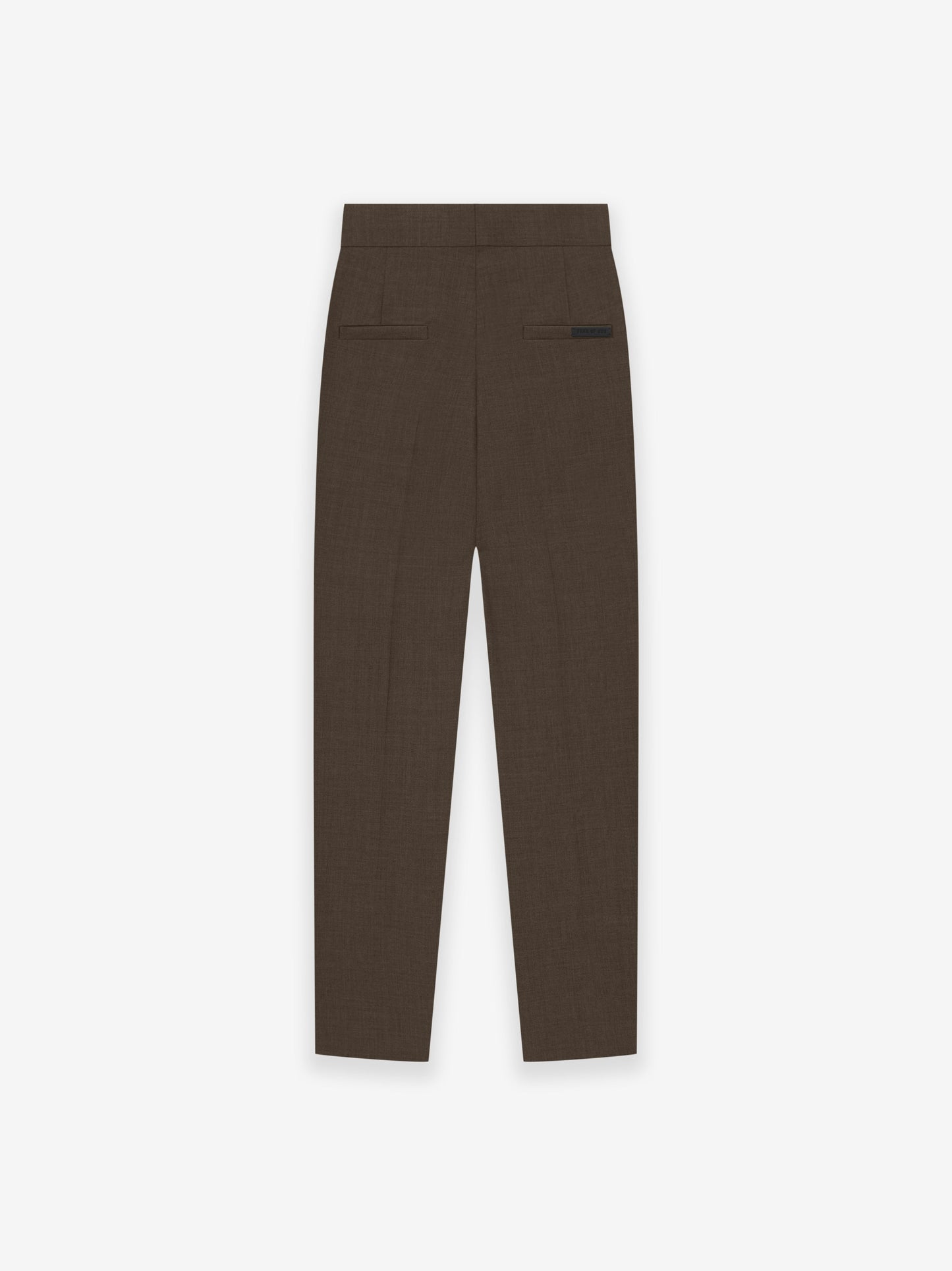 Wool Canvas Tapered Trouser