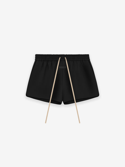 Wool Gabardine Running Short