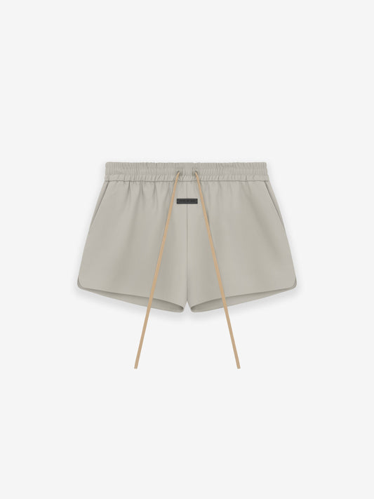 Wool Gabardine Running Short