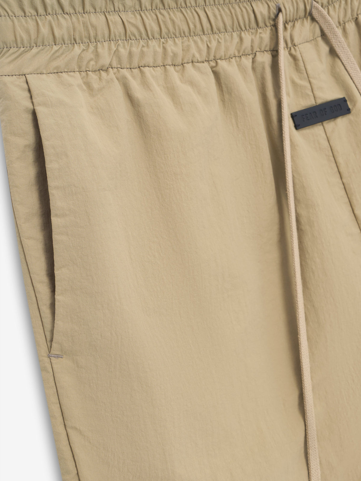 Washed Nylon Running Short
