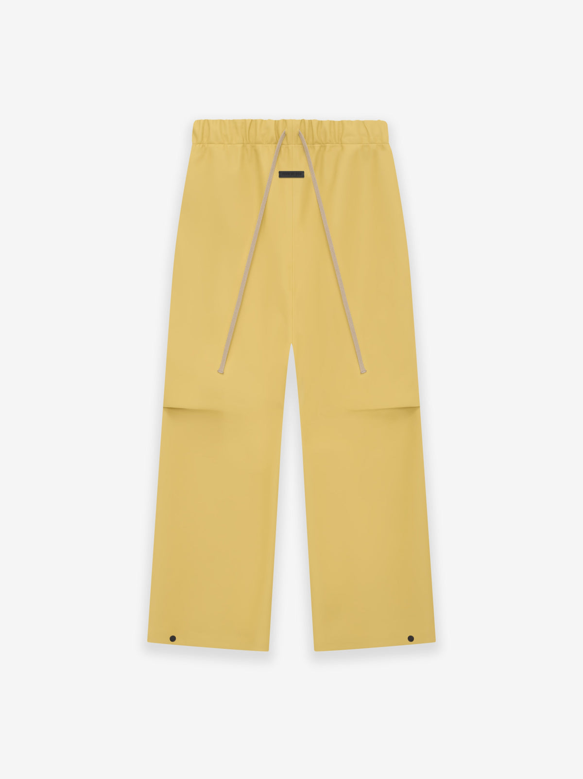 Rubberized Knee Pleat Wide Leg Pant