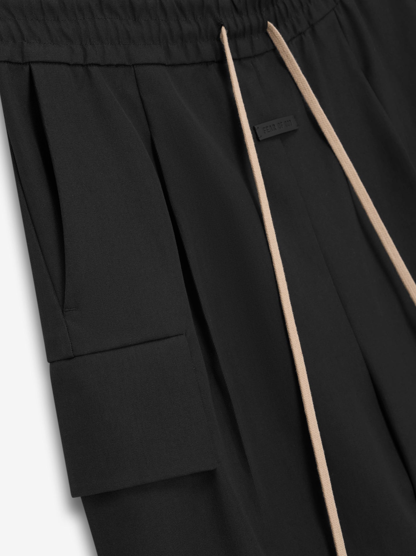 Heavy Twill Wide Leg Cargo Pants