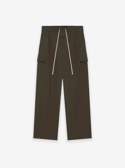 Heavy Twill Wide Leg Cargo Pant