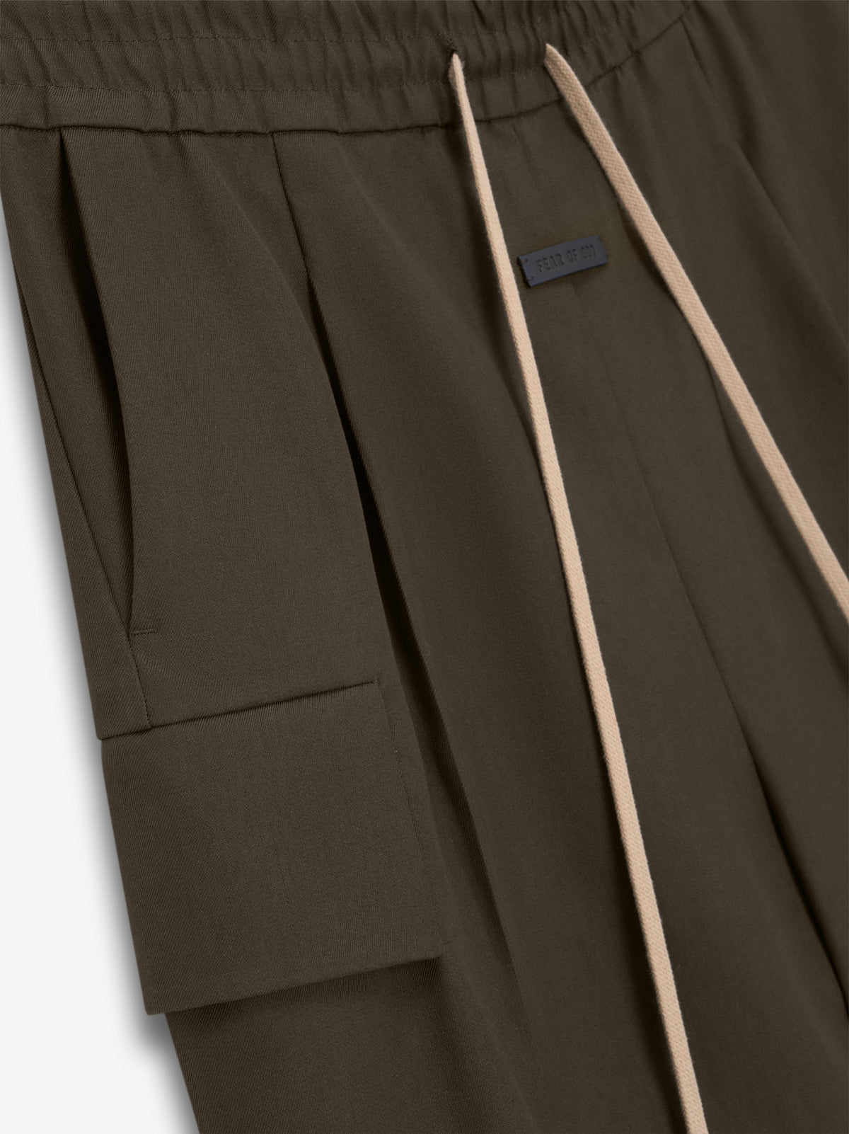 Heavy Twill Wide Leg Cargo Pant