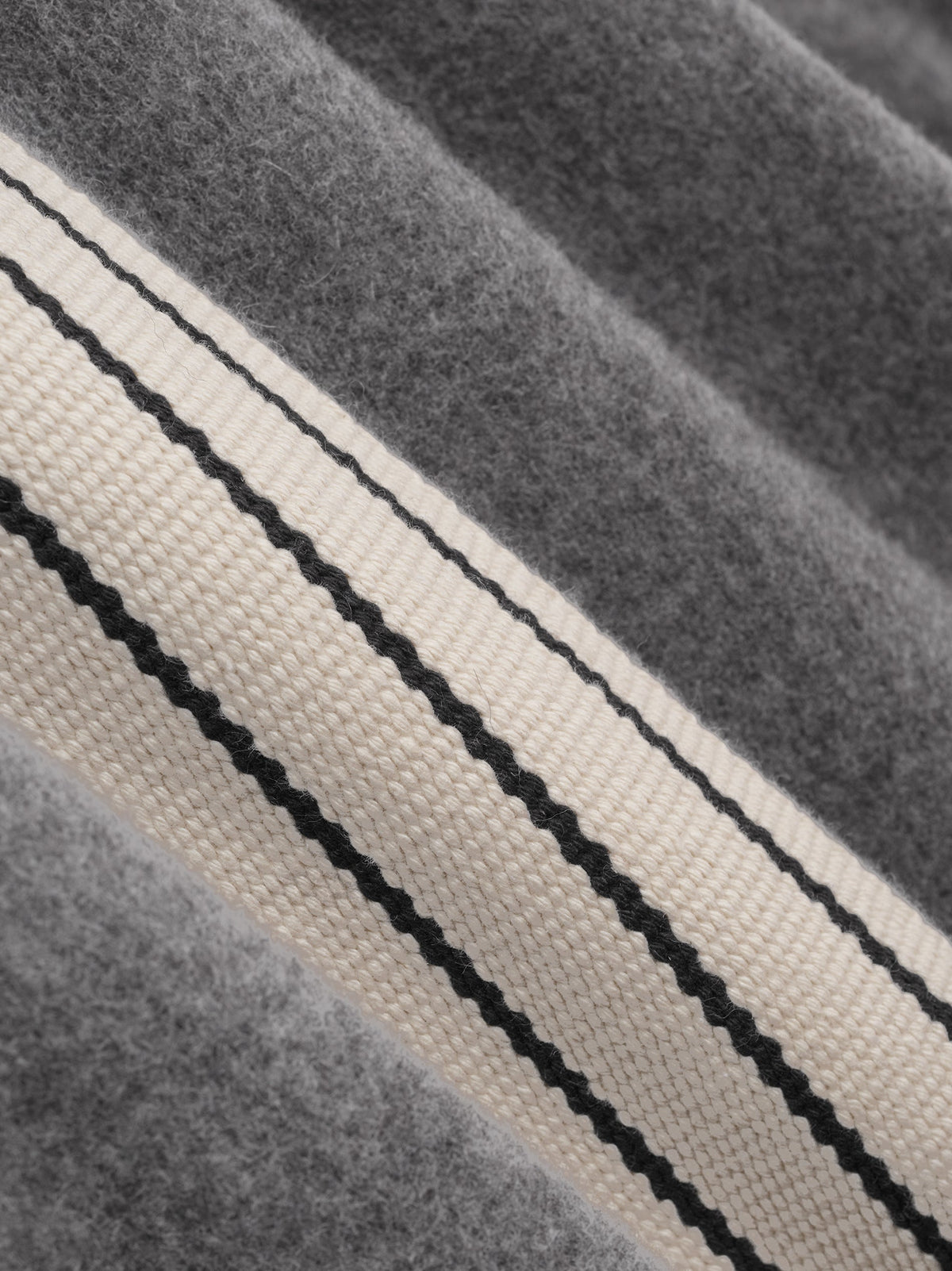 Wool Cashmere Striped Forum Pant