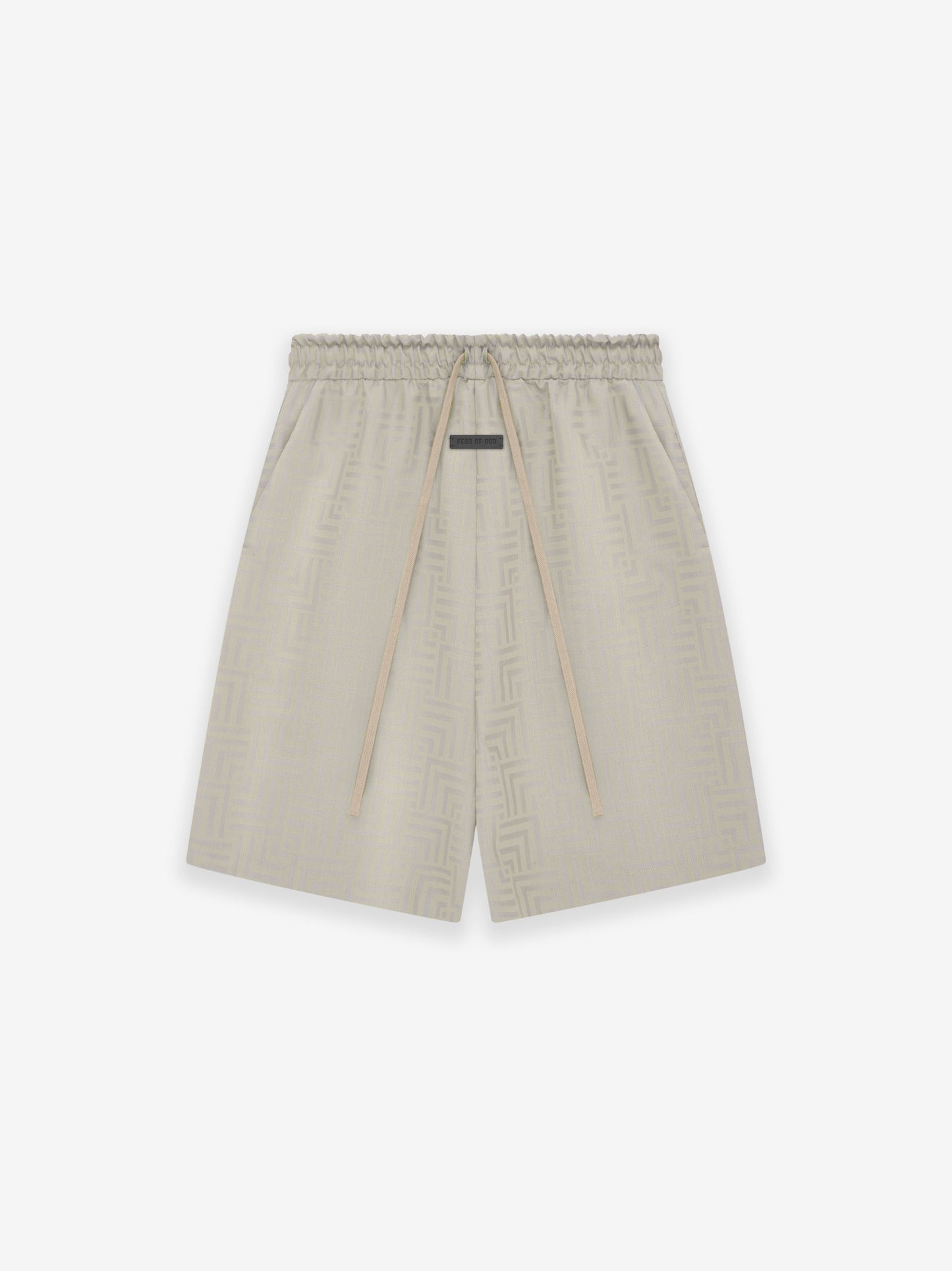 Wool Jacquard Relaxed Short