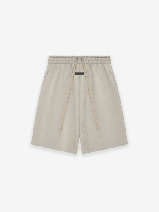 Wool Jacquard Relaxed Short