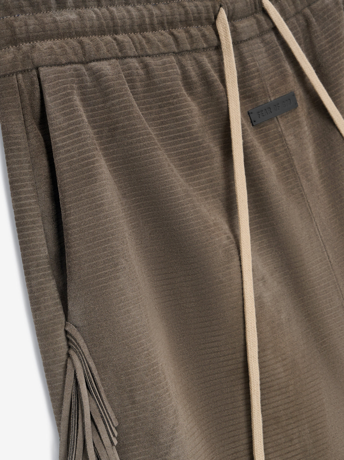 Suede Corduroy Fringe Forum Pant