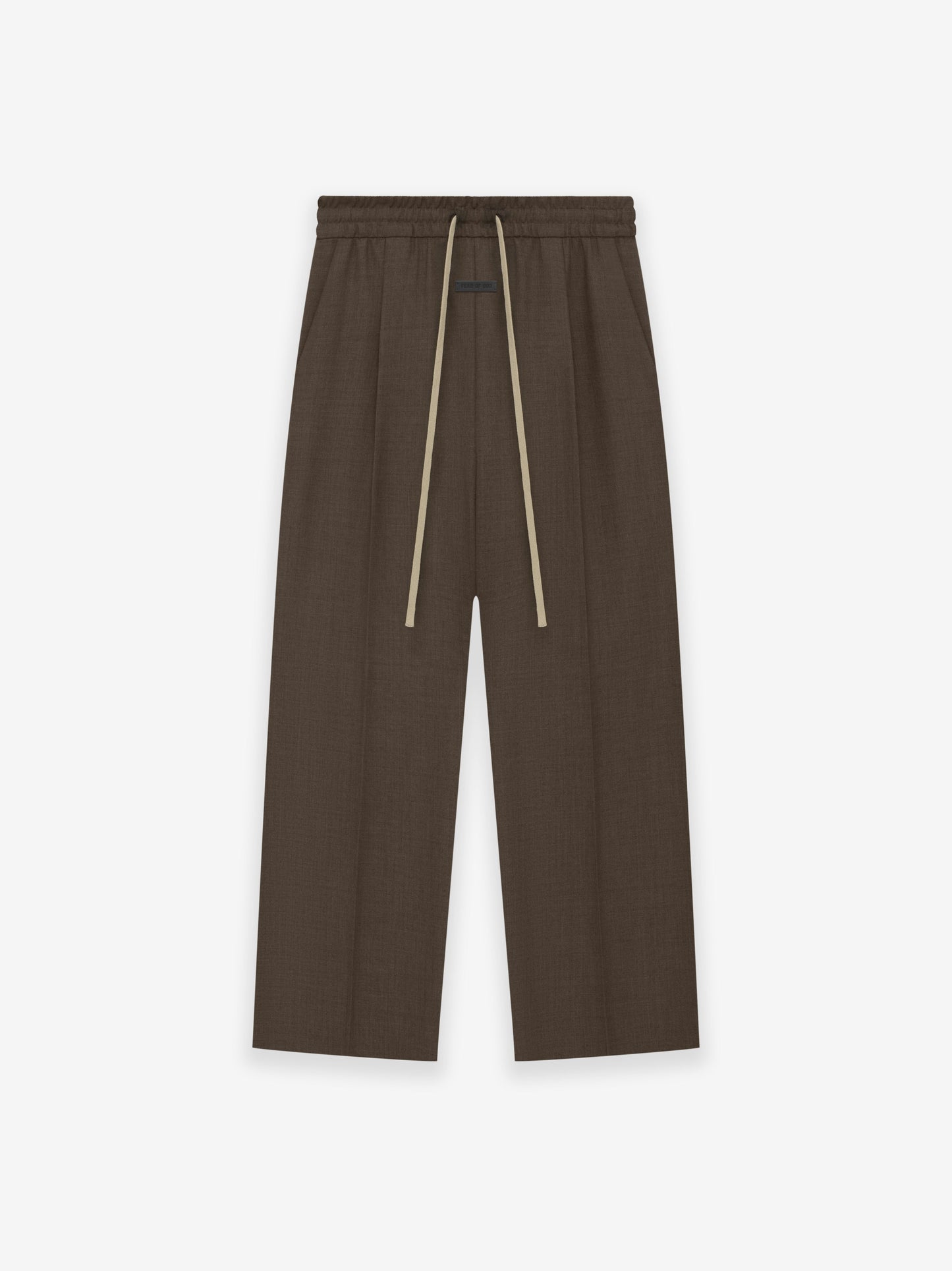 Wool Canvas Wide Leg Pant