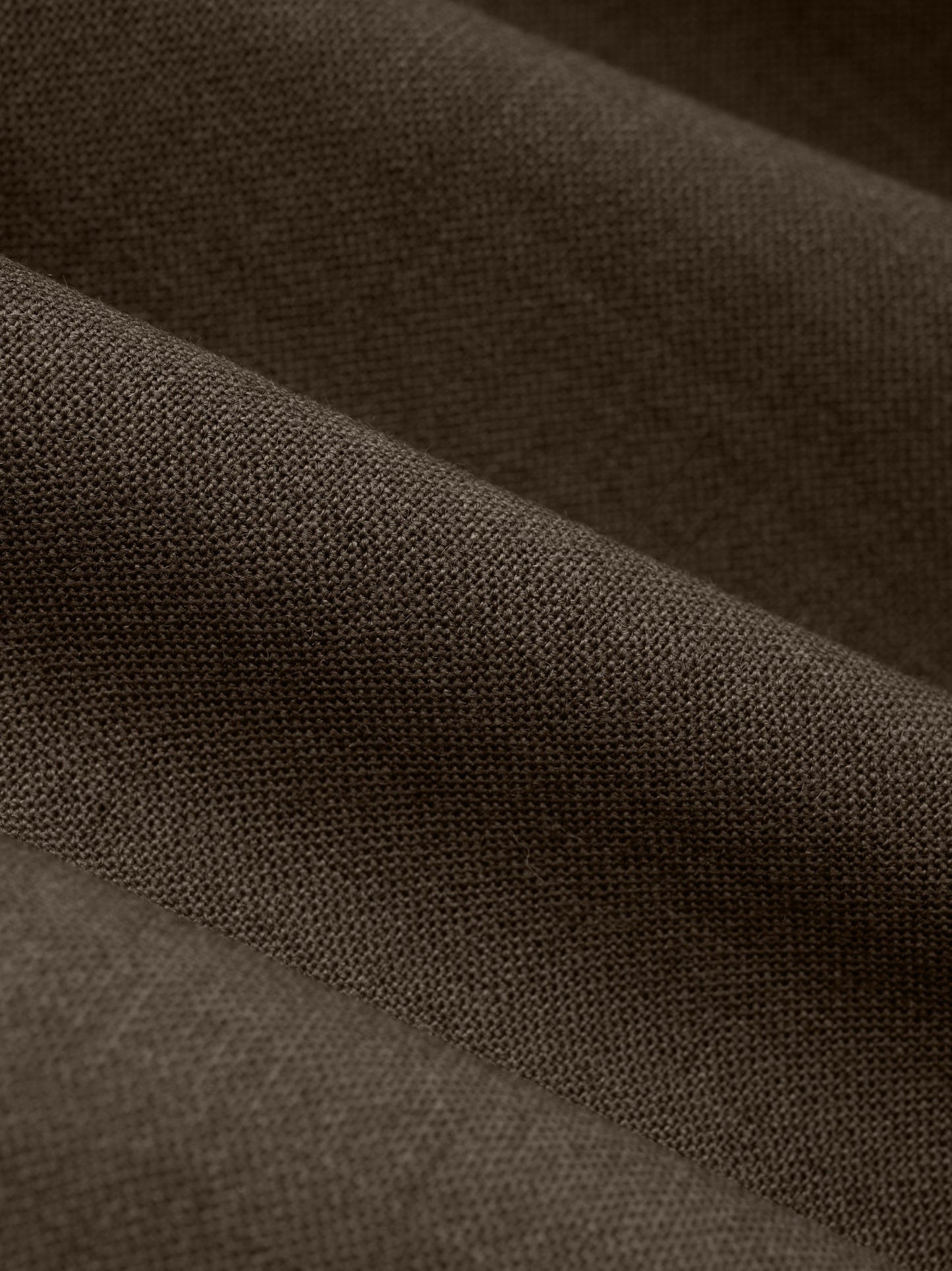 Wool Canvas Wide Leg Pant