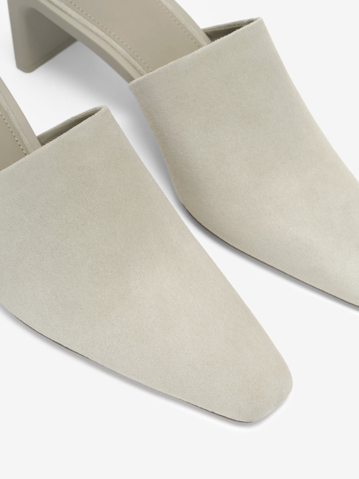 Suede Mule Low