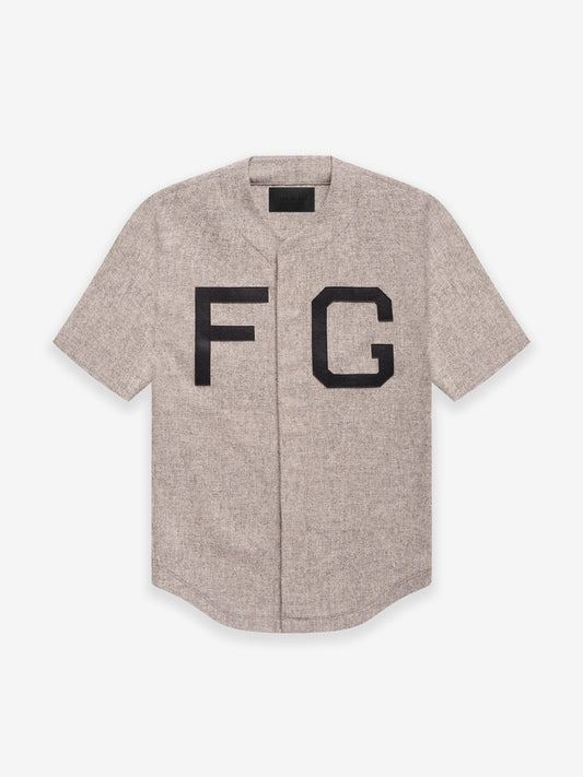 Full Zip Baseball Jersey